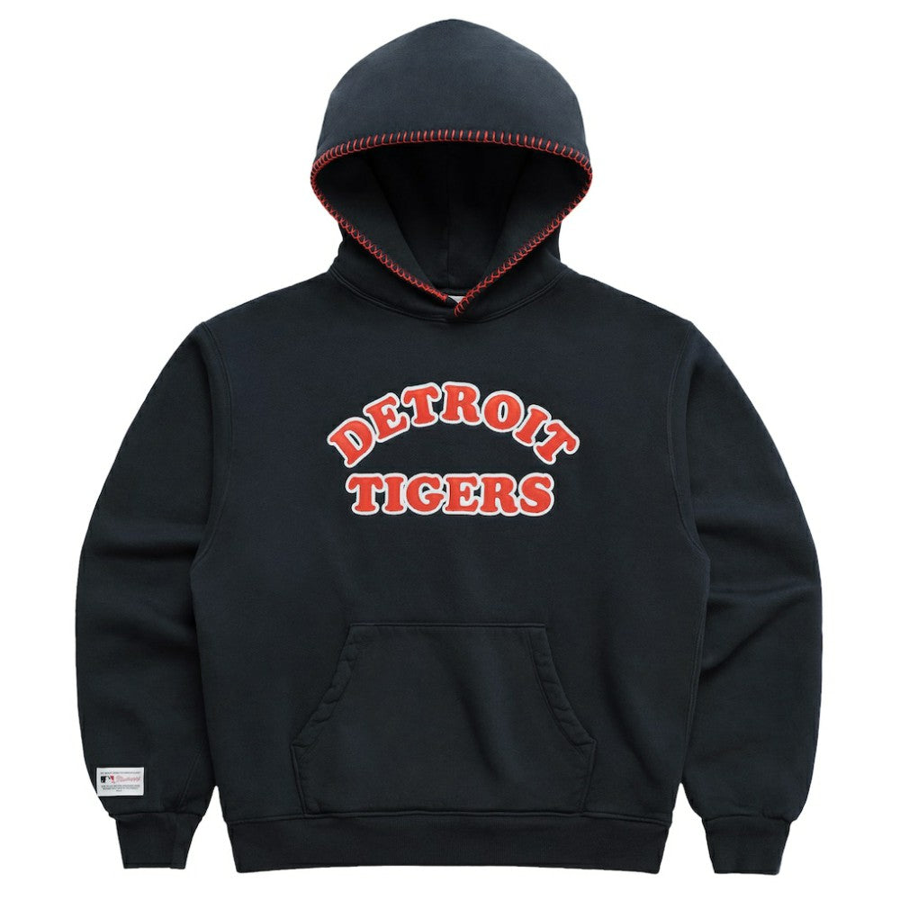 Detroit Tigers Madhappy x MLB Unisex Heavyweight Fleece Pullover Hoodie - Navy