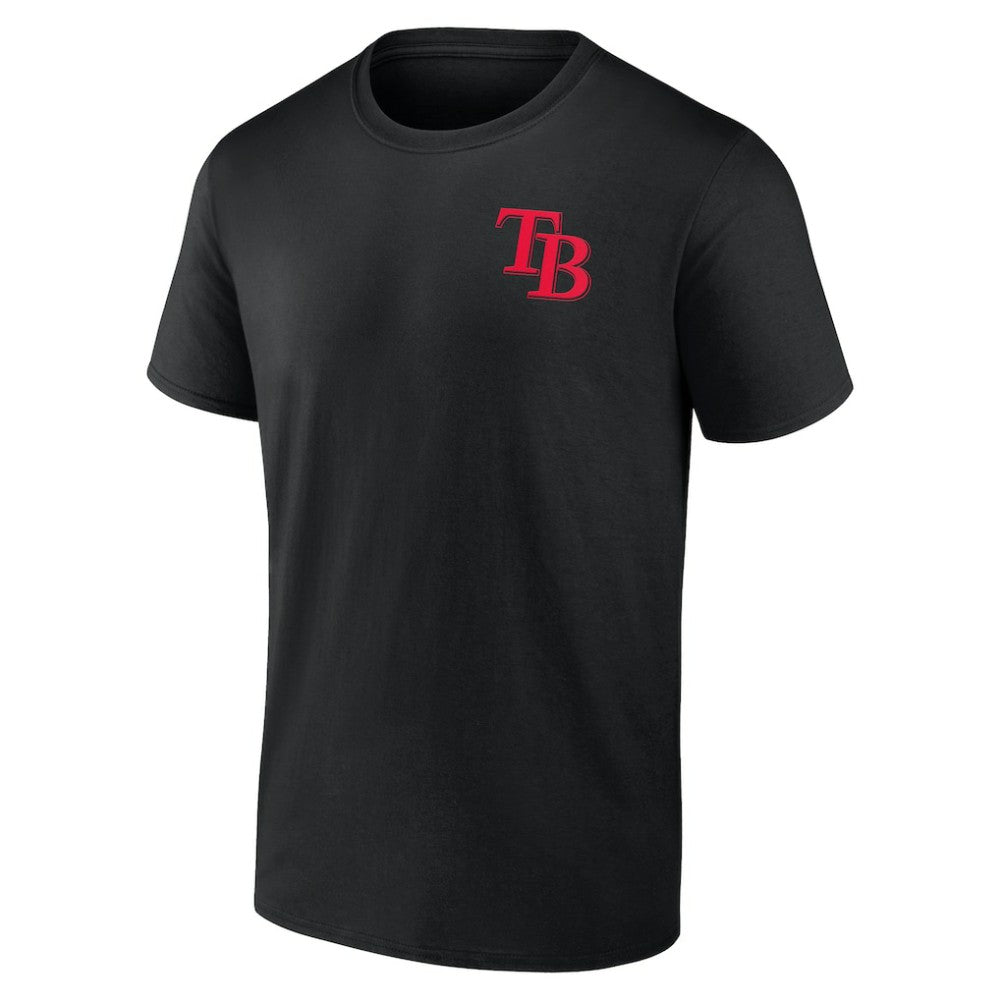 Tampa Bay Rays Stranger Things Graphic T-Shirt - Black