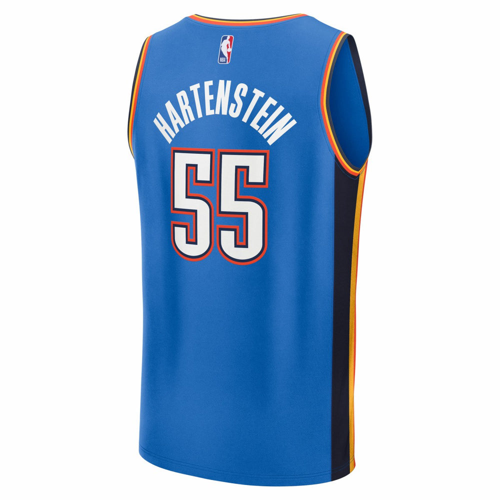 Isaiah Hartenstein Oklahoma City Thunder 2025 NBA Finals Champions Fast Break Replica Player Jersey - Blue - Icon Edition | Fanatics online