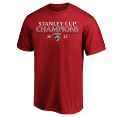 Florida Panthers Fanatics 2025 Stanley Cup Champions Big & Tall Roster T-Shirt