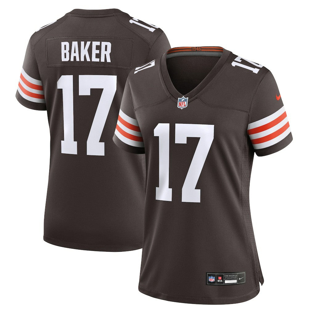 NFL Cleveland Browns Jerome Baker  Women's Team Game Jersey