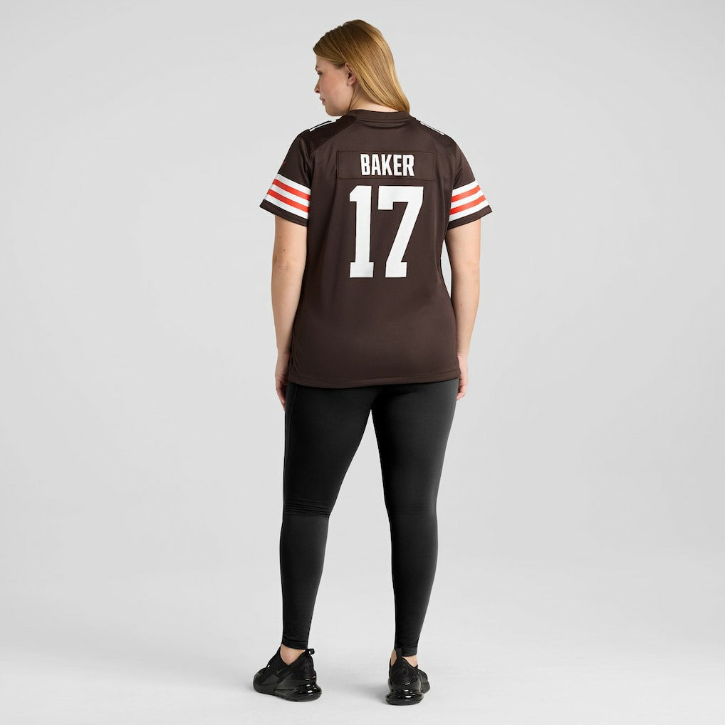 NFL Cleveland Browns Jerome Baker  Women's Team Game Jersey