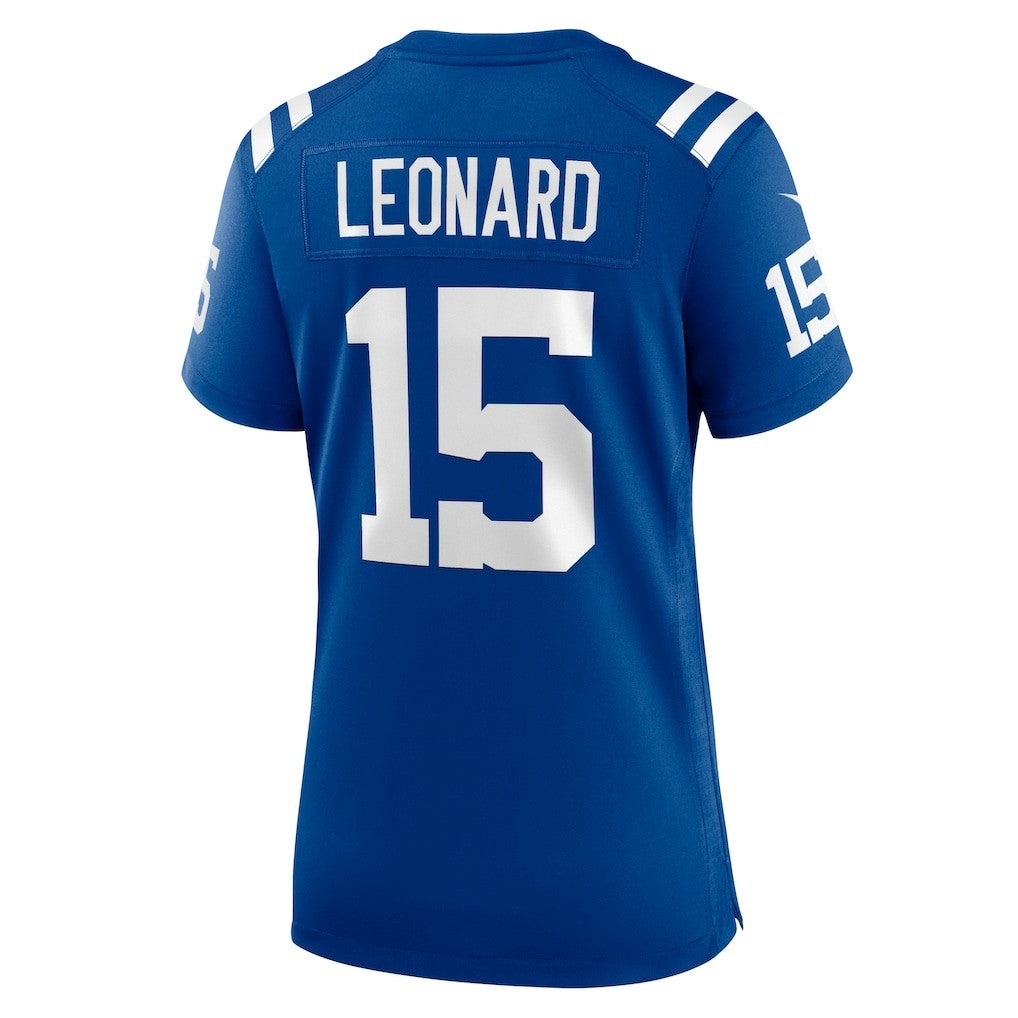 NFL Indianapolis Colts Riley Leonard  Women's Team Game Jersey