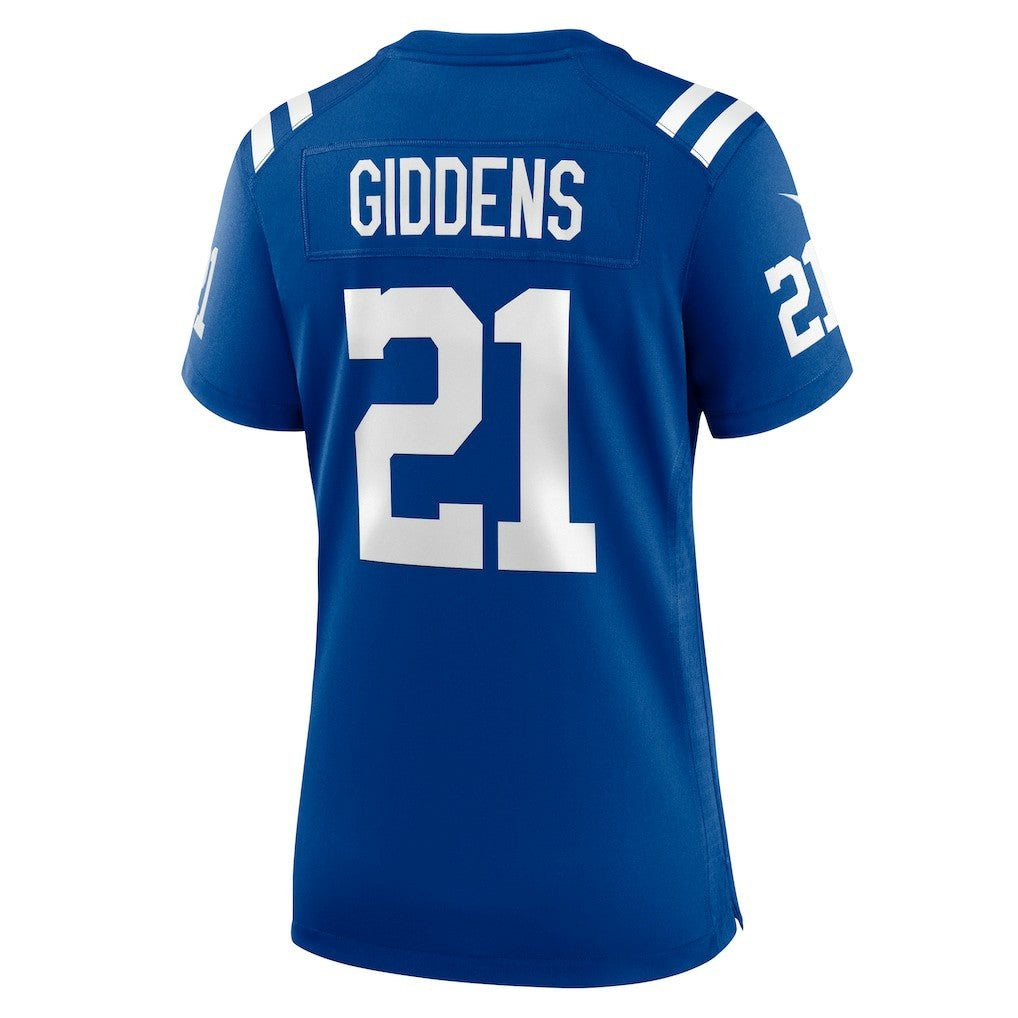 NFL Indianapolis Colts DJ Giddens  Women's Team Game Jersey