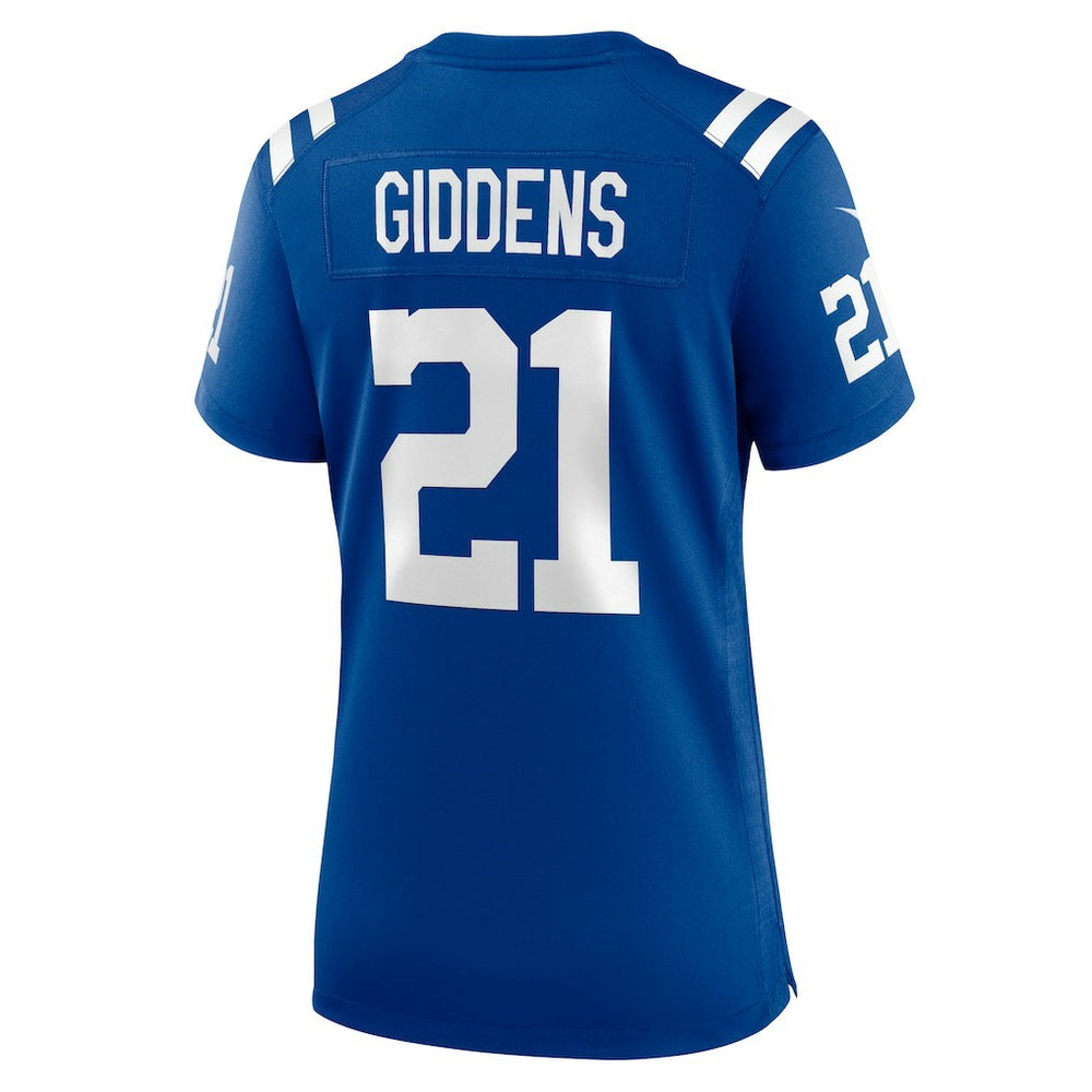 NFL Indianapolis Colts DJ Giddens  Women's Team Game Jersey