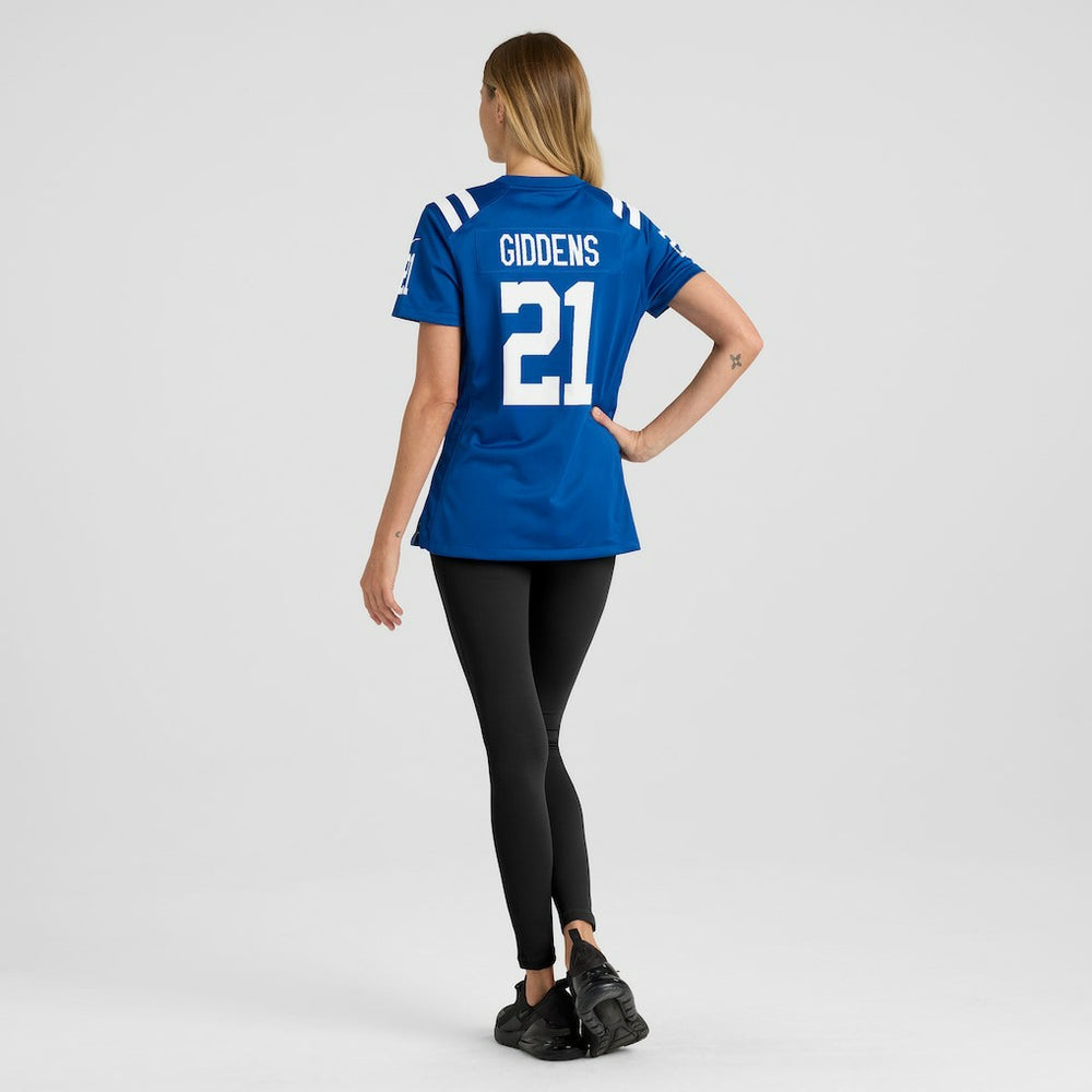 NFL Indianapolis Colts DJ Giddens  Women's Team Game Jersey