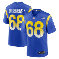 NFL Los Angeles Rams David Quessenberry  Team Game Jersey
