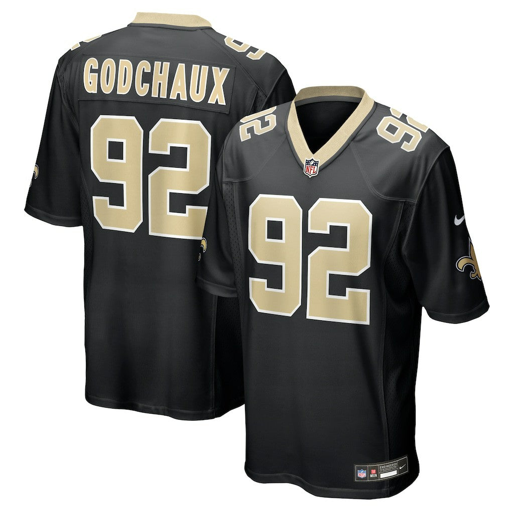 NFL New Orleans Saints Davon Godchaux  Team Game Jersey