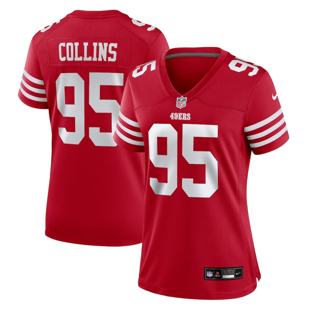 NFL San Francisco 49ers Alfred Collins  Women's Team Game Jersey