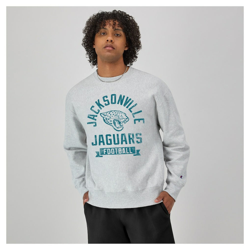 NFL Jacksonville Jaguars Reverse Weave Fleece Pullover Sweatshirt