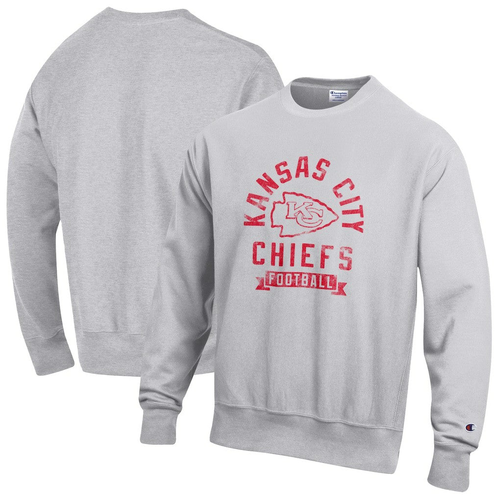 NFL Kansas City Chiefs Reverse Weave Fleece Pullover Sweatshirt