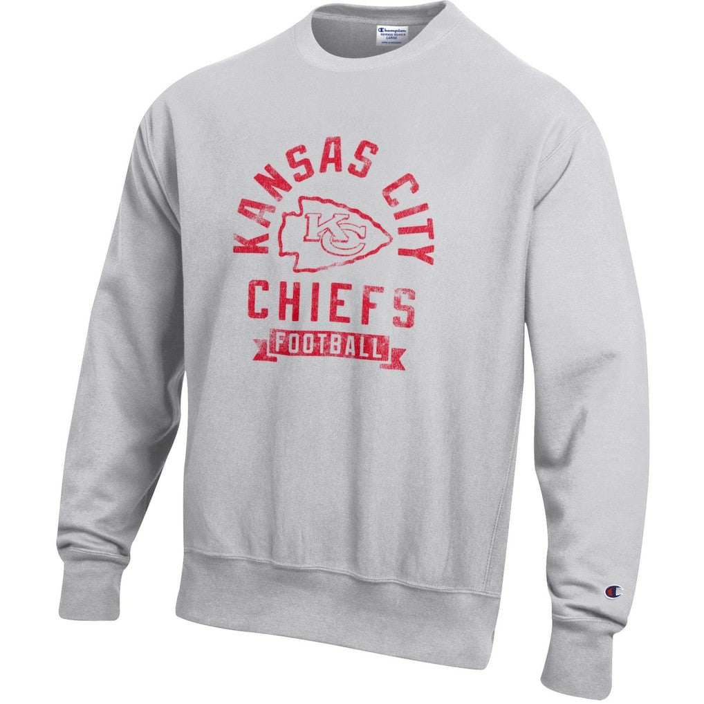NFL Kansas City Chiefs Reverse Weave Fleece Pullover Sweatshirt