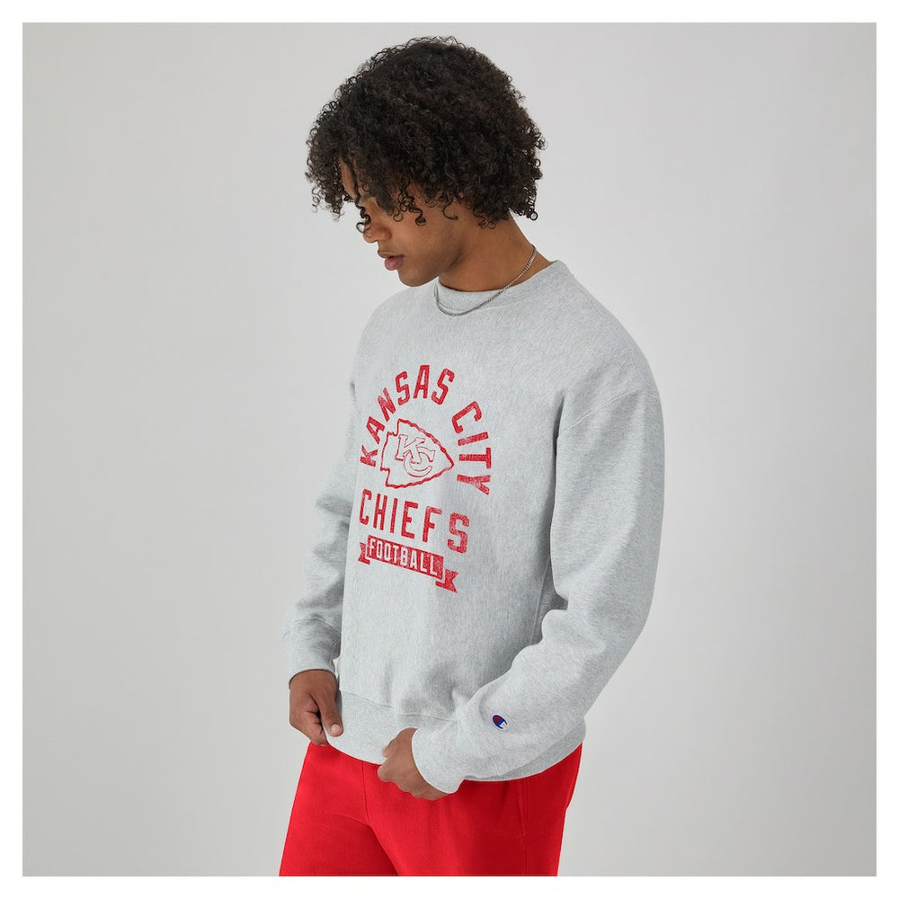 NFL Kansas City Chiefs Reverse Weave Fleece Pullover Sweatshirt