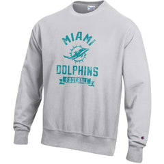 NFL Miami Dolphins Reverse Weave Fleece Pullover Sweatshirt