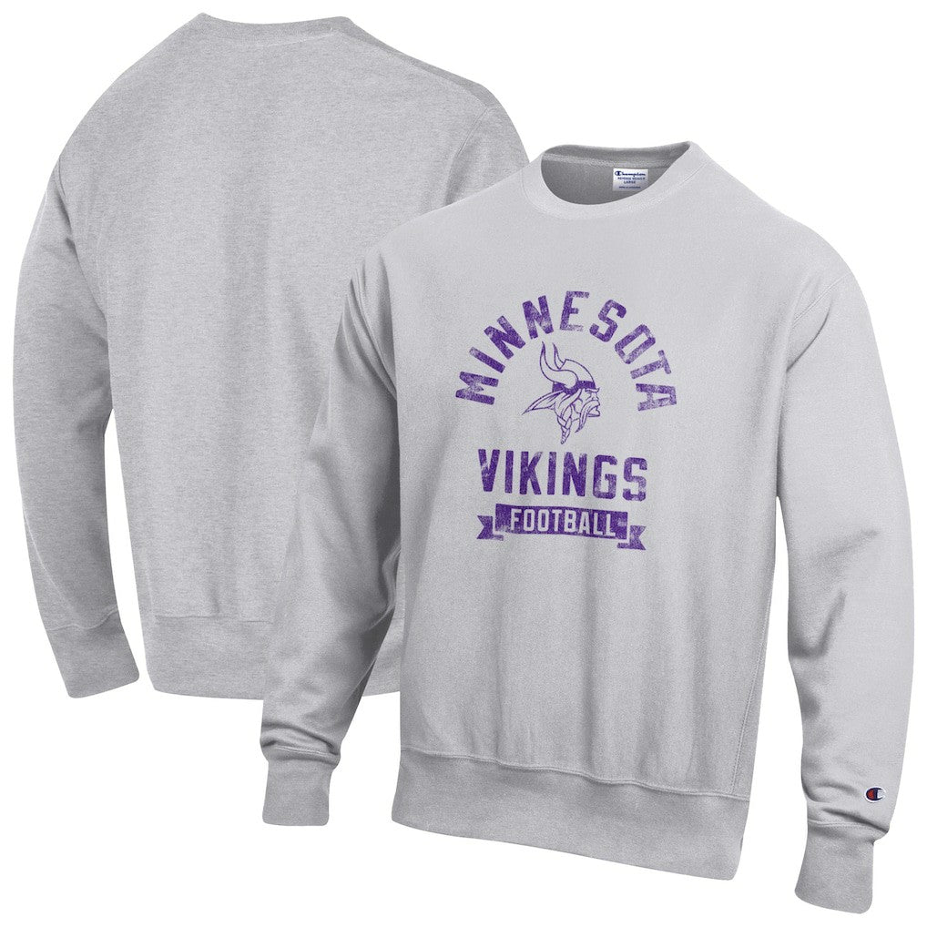 NFL Minnesota Vikings Reverse Weave Fleece Pullover Sweatshirt