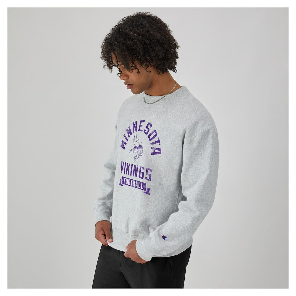 NFL Minnesota Vikings Reverse Weave Fleece Pullover Sweatshirt