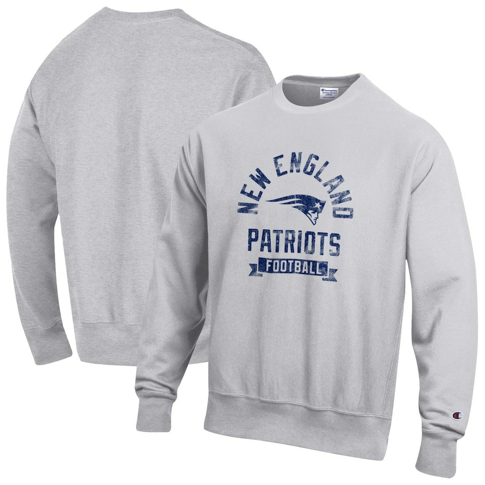 NFL New England Patriots Reverse Weave Fleece Pullover Sweatshirt