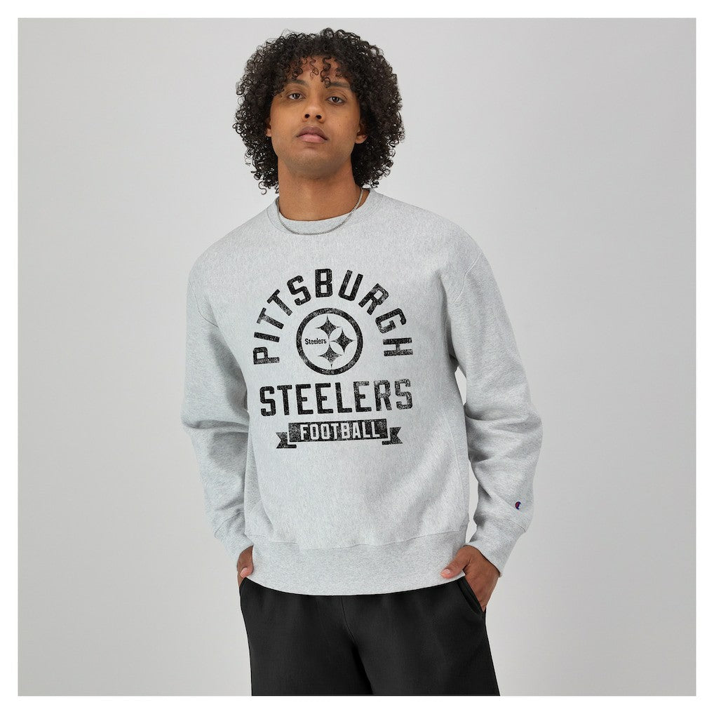 NFL Pittsburgh Steelers Reverse Weave Fleece Pullover Sweatshirt