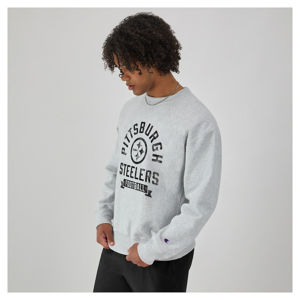 NFL Pittsburgh Steelers Reverse Weave Fleece Pullover Sweatshirt
