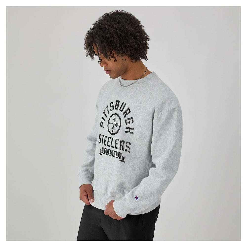NFL Pittsburgh Steelers Reverse Weave Fleece Pullover Sweatshirt