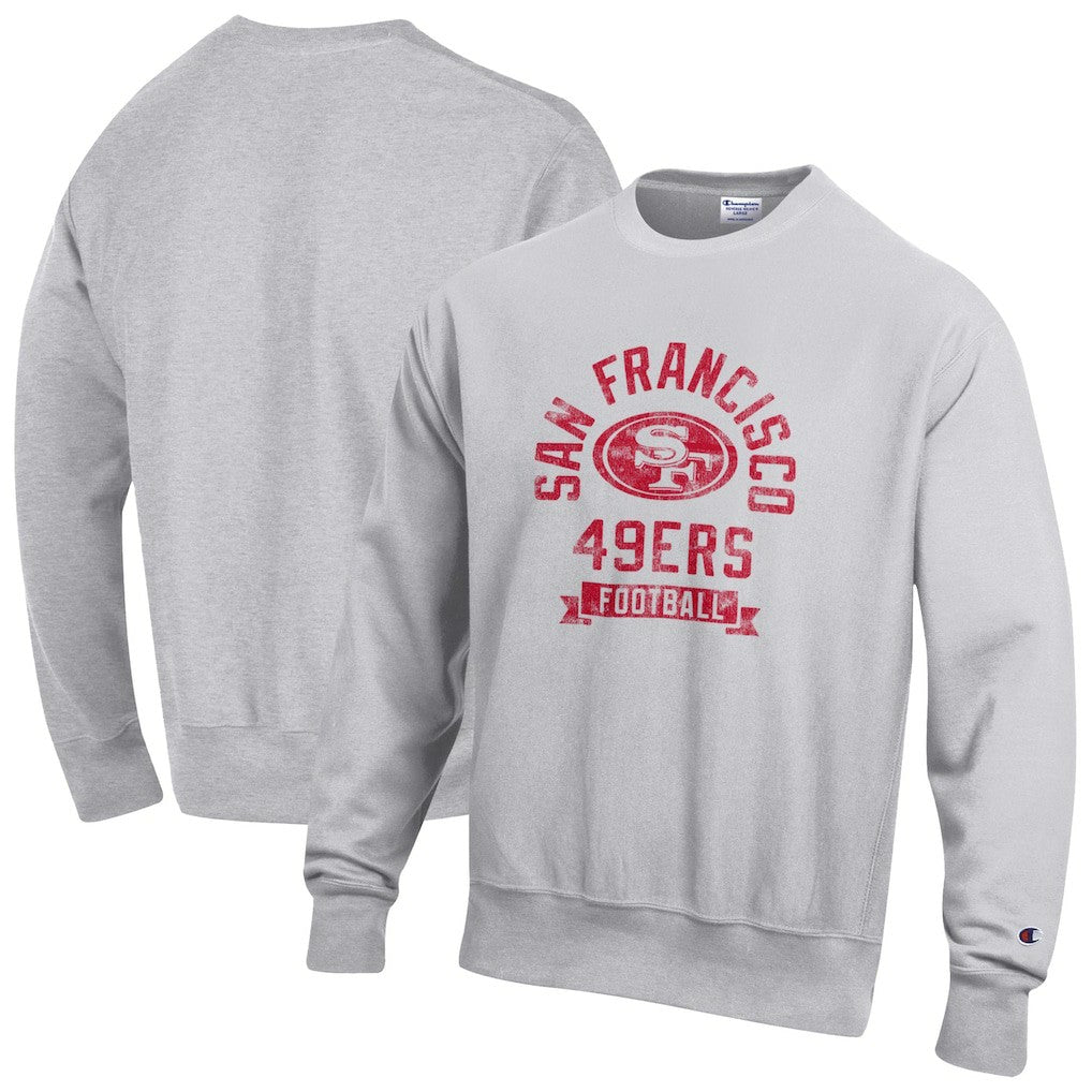 NFL San Francisco 49ers Reverse Weave Fleece Pullover Sweatshirt