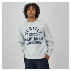 NFL Seattle Seahawks Reverse Weave Fleece Pullover Sweatshirt