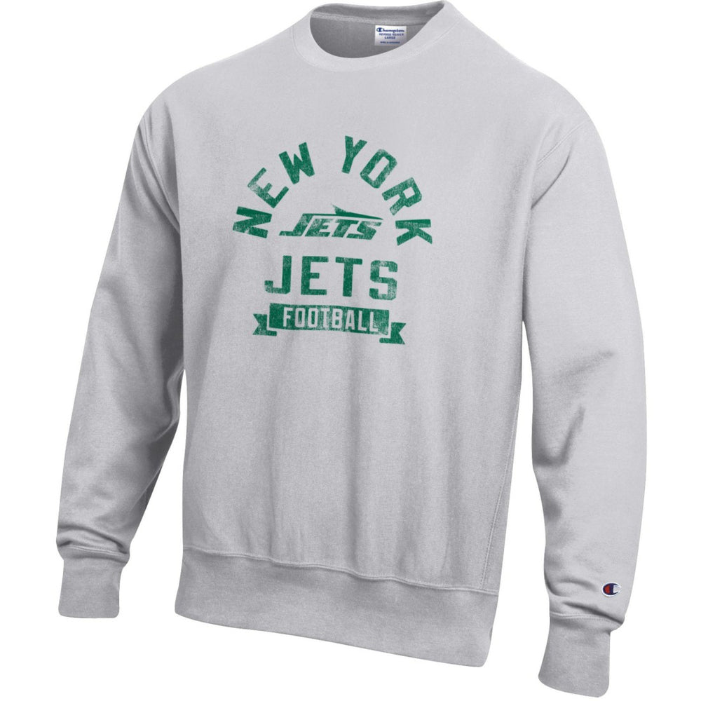NFL New York Jets Reverse Weave Fleece Pullover Sweatshirt