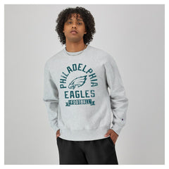 NFL Philadelphia Eagles Reverse Weave Fleece Pullover Sweatshirt