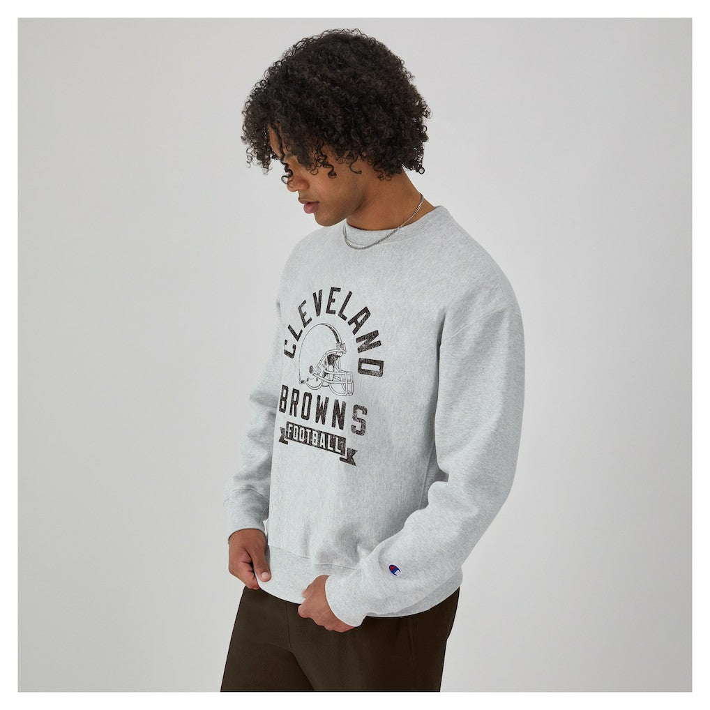 NFL Cleveland Browns Reverse Weave Fleece Pullover Sweatshirt