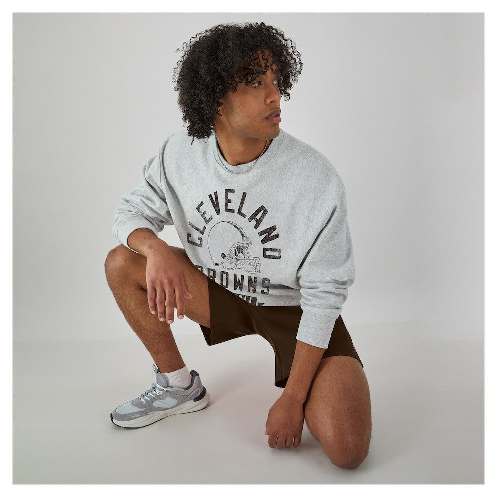 NFL Cleveland Browns Reverse Weave Fleece Pullover Sweatshirt