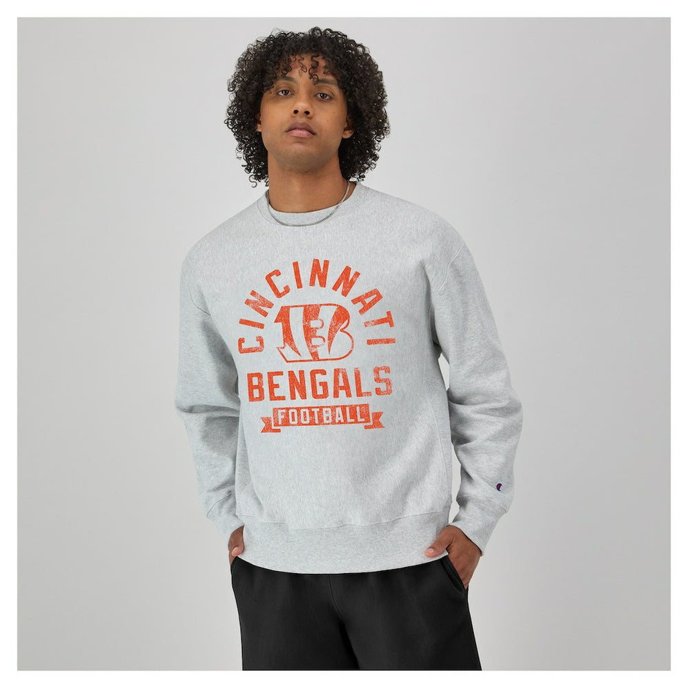 NFL Cincinnati Bengals Reverse Weave Fleece Pullover Sweatshirt