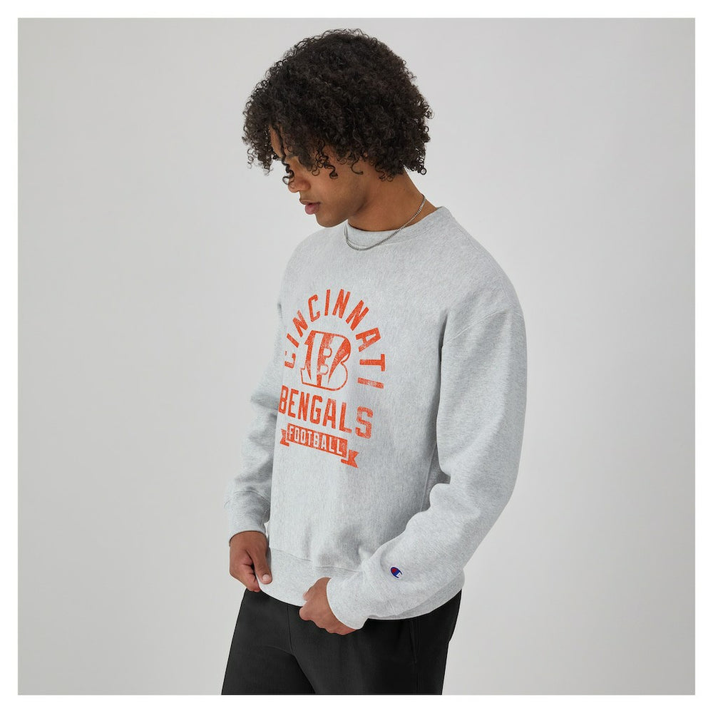 NFL Cincinnati Bengals Reverse Weave Fleece Pullover Sweatshirt