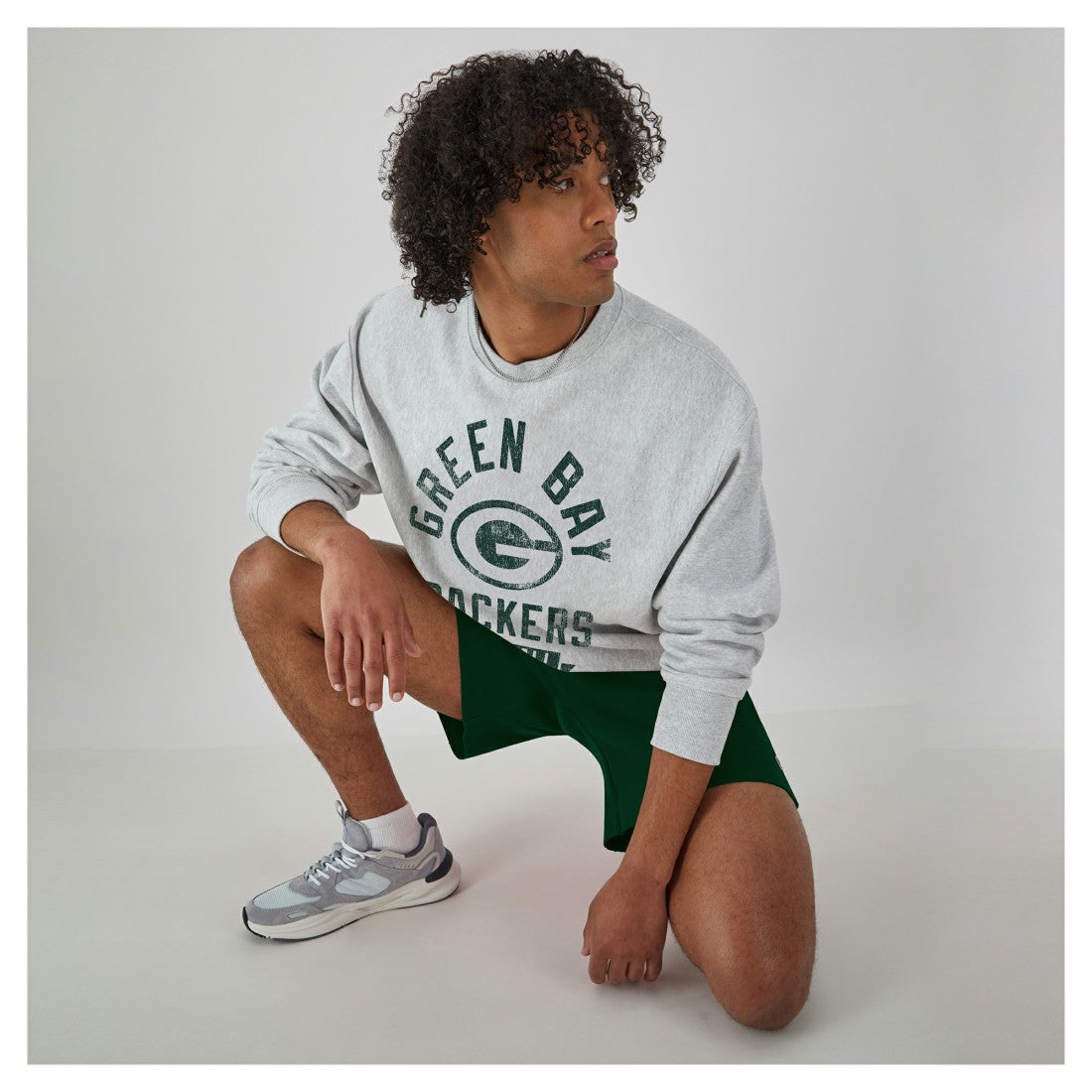 NFL Green Bay Packers Reverse Weave Fleece Pullover Sweatshirt