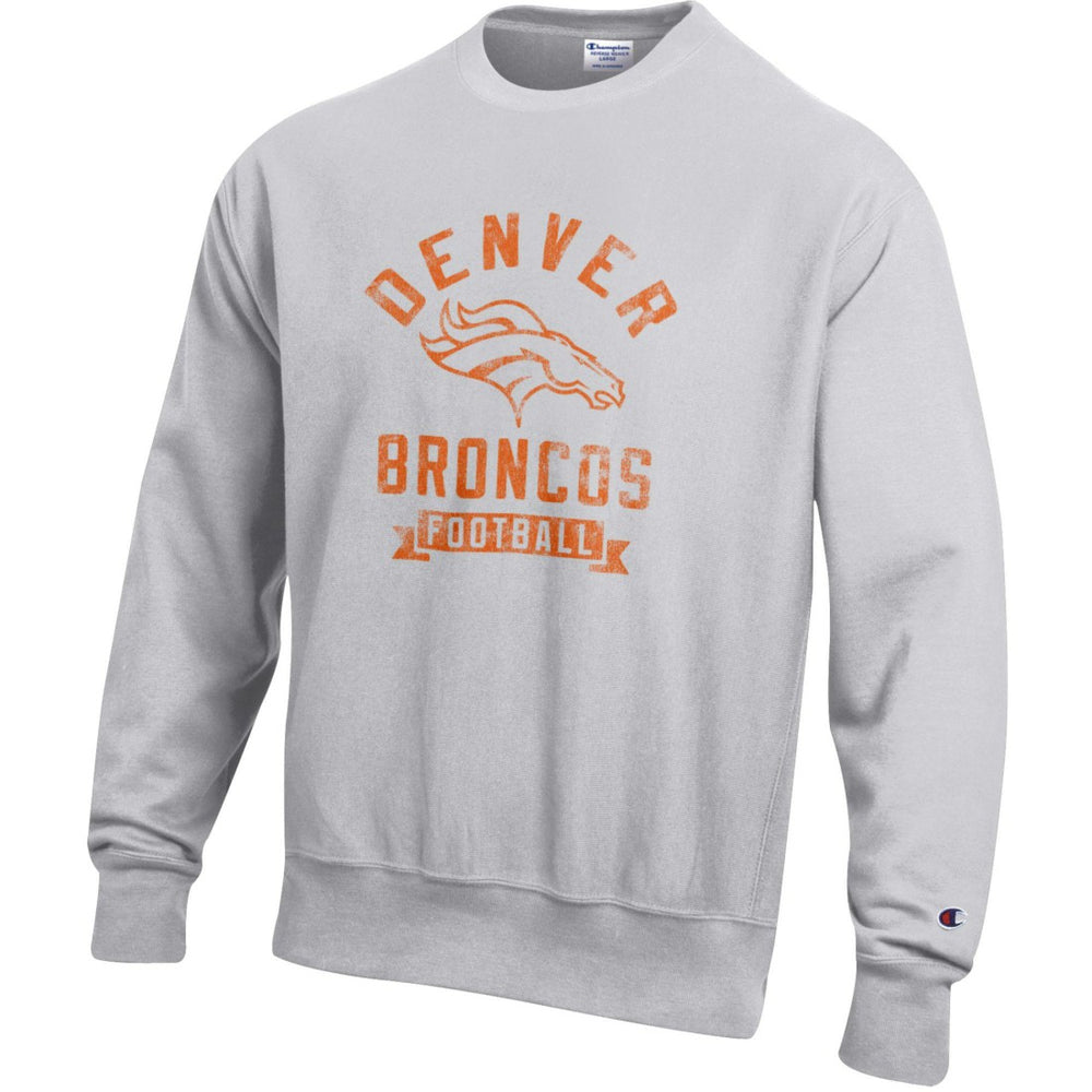 NFL Denver Broncos Reverse Weave Fleece Pullover Sweatshirt