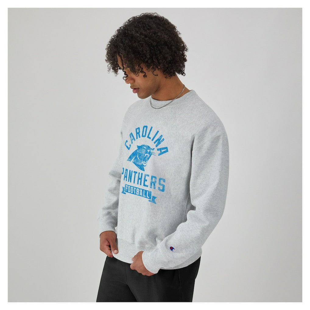 NFL Carolina Panthers Reverse Weave Fleece Pullover Sweatshirt