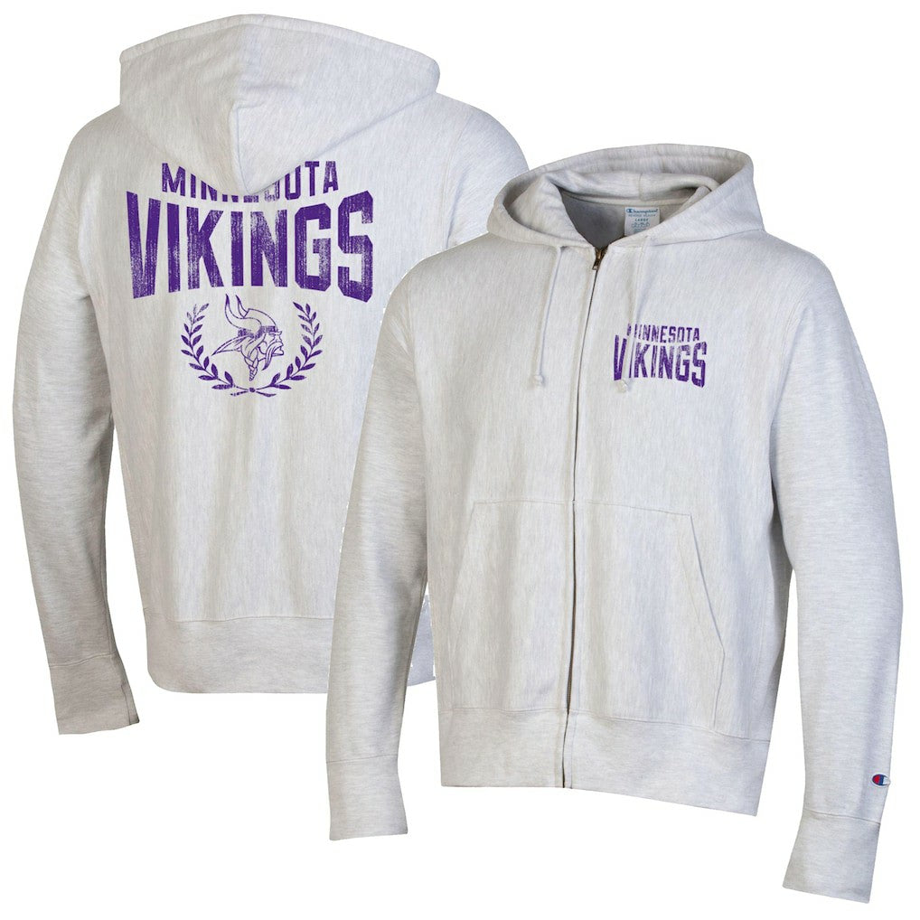 NFL Minnesota Vikings Reverse Weave Full-Zip Hoodie