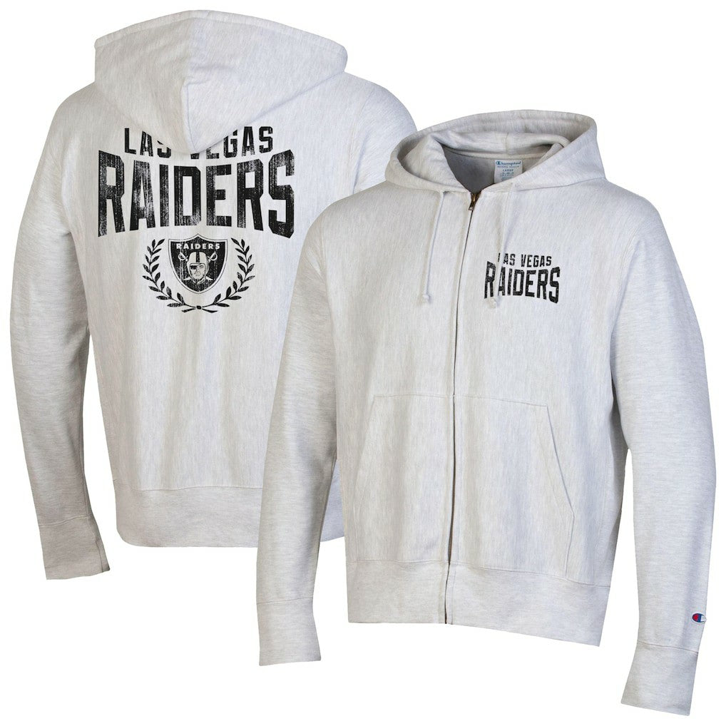 NFL Las Vegas Raiders Reverse Weave Full-Zip Hoodie