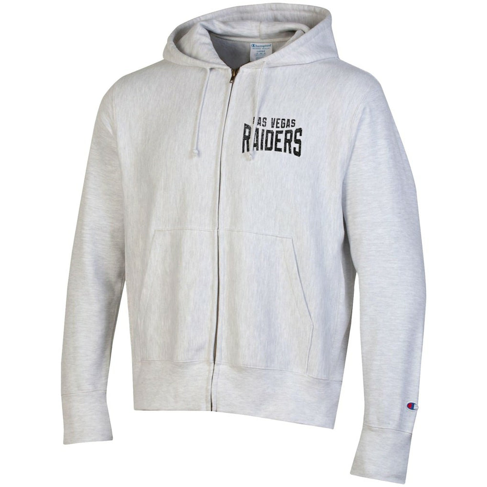 NFL Las Vegas Raiders Reverse Weave Full-Zip Hoodie