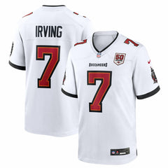 NFL Tampa Bay Buccaneers Bucky Irving  50th Season White Game Jersey