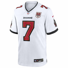 NFL Tampa Bay Buccaneers Bucky Irving  50th Season White Game Jersey