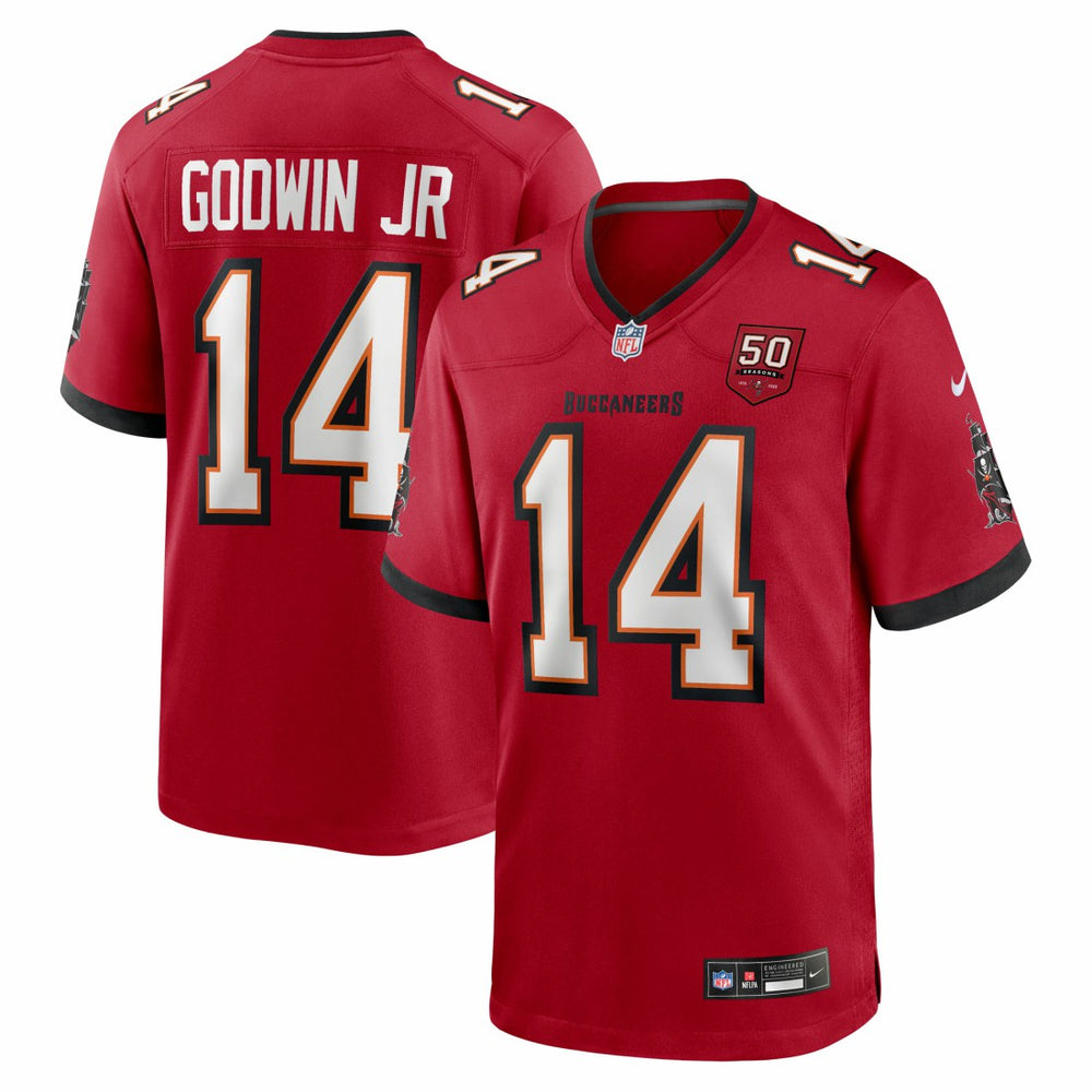 NFL Tampa Bay Buccaneers Chris Godwin Jr.  50th Season Team Game Jersey