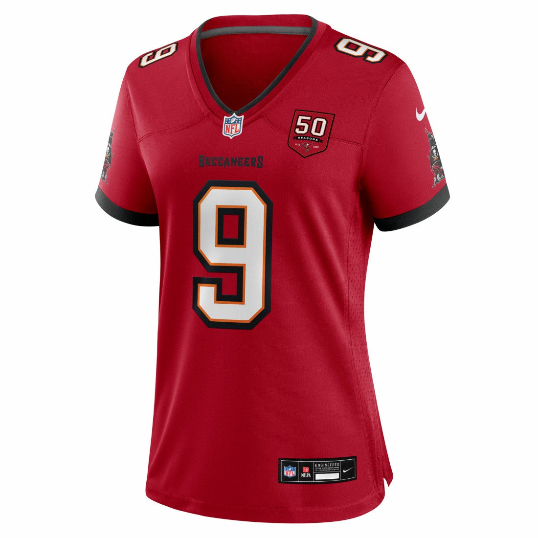 NFL Tampa Bay Buccaneers Emeka Egbuka  Women's 50th Season Team Game Jersey