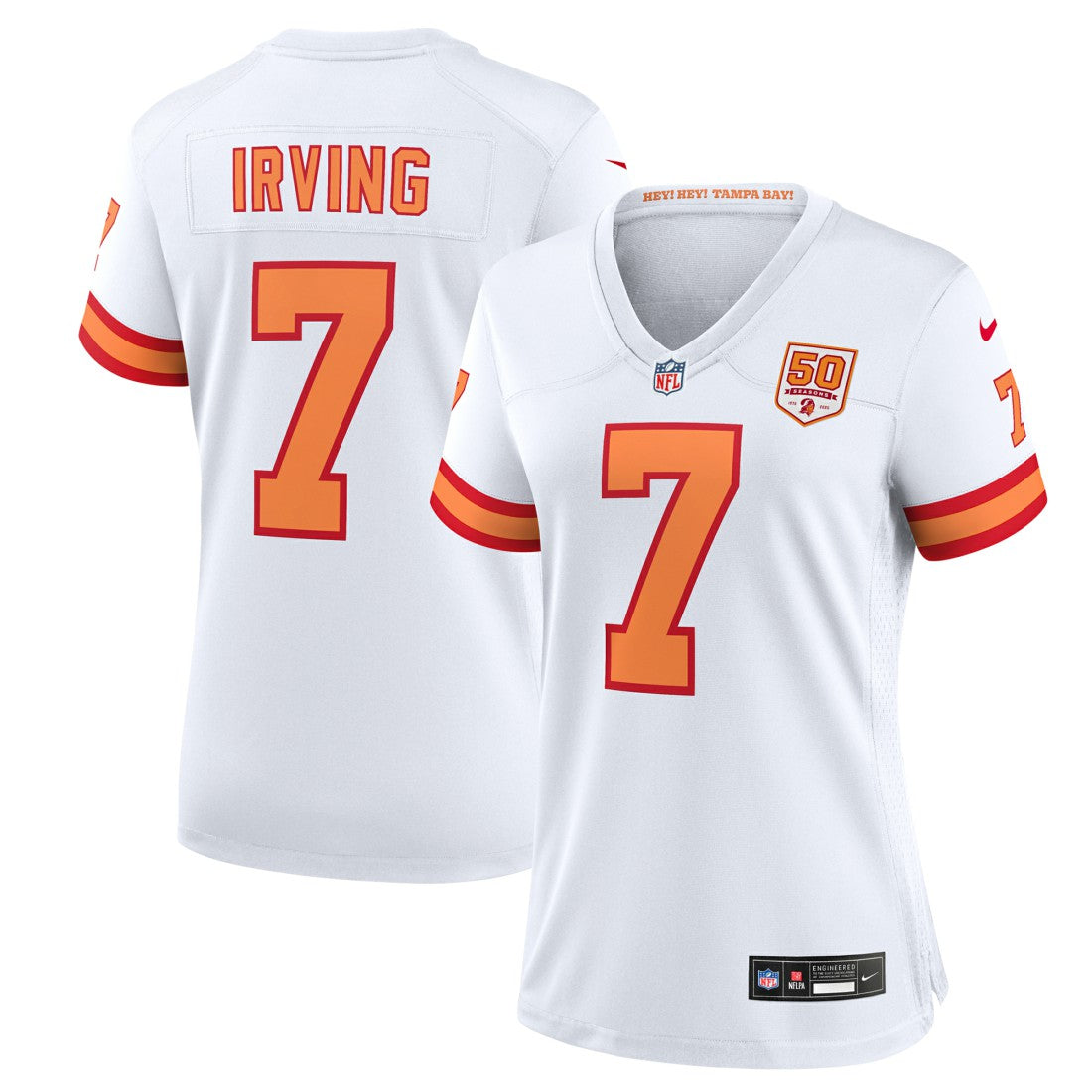NFL Tampa Bay Buccaneers Bucky Irving '76  Women's 50th Season Game Jersey