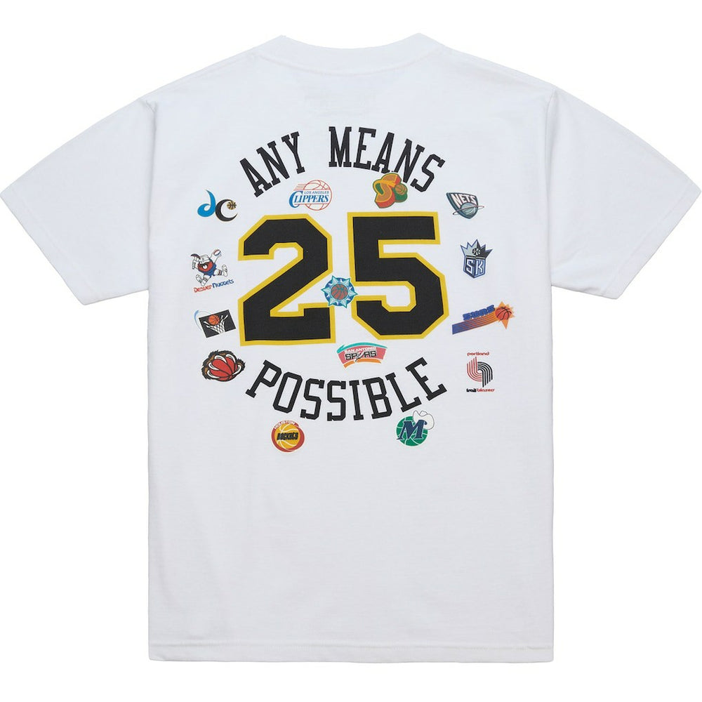 x NBA x AMP T-Shirt - White | Mitchell & Ness on sale