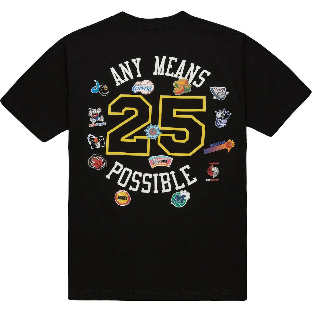 x NBA x AMP T-Shirt - Black | Mitchell & Ness shop