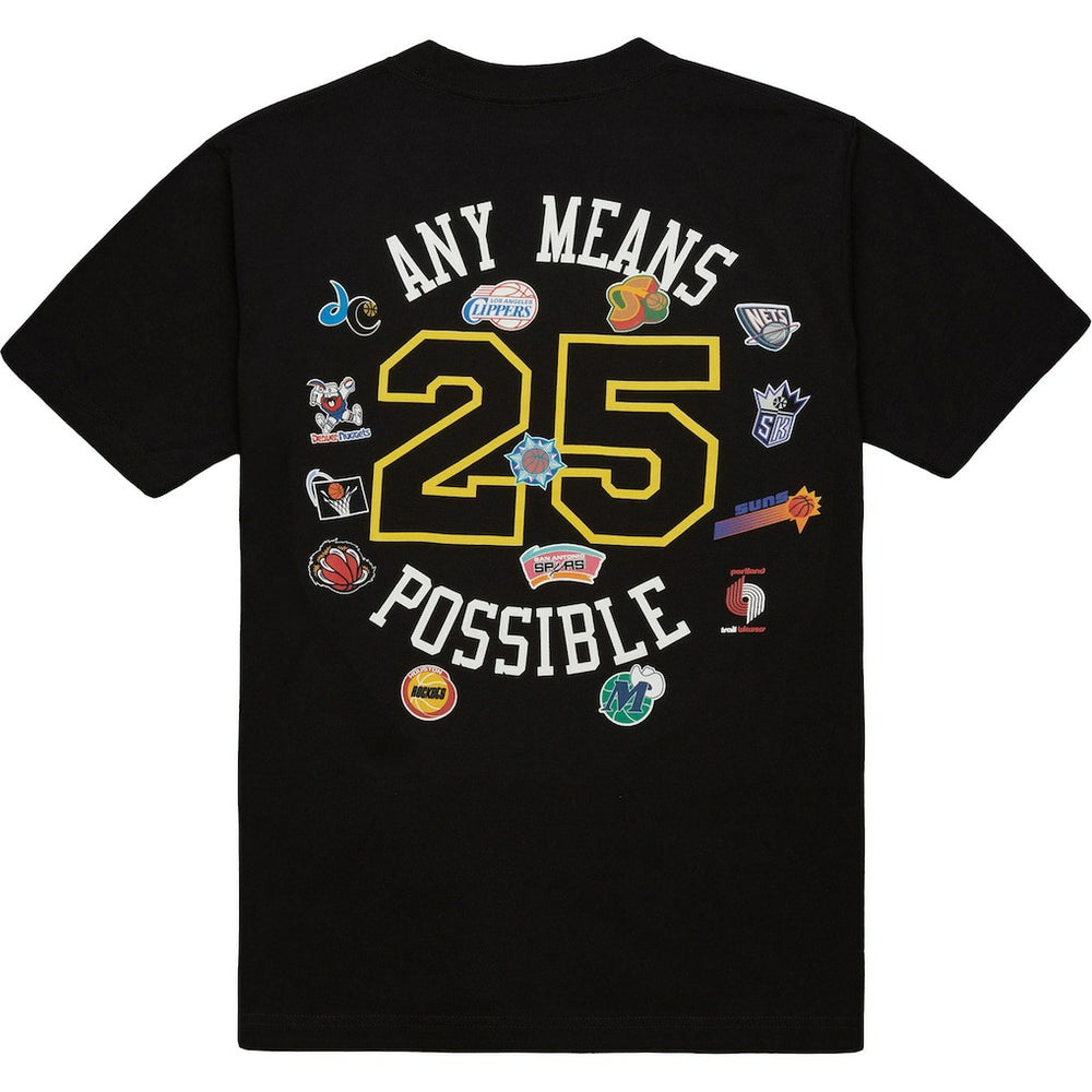 x NBA x AMP T-Shirt - Black | Mitchell & Ness shop
