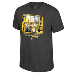 Indiana Pacers Stadium Essentials Unisex Skyline Boxout T-Shirt - Charcoal online