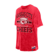 NFL Kansas City Chiefs Women's Throwback Oversized T-Shirt
