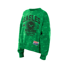 NFL Philadelphia Eagles Women's Throwback Oversized Boxy Sweatshirt