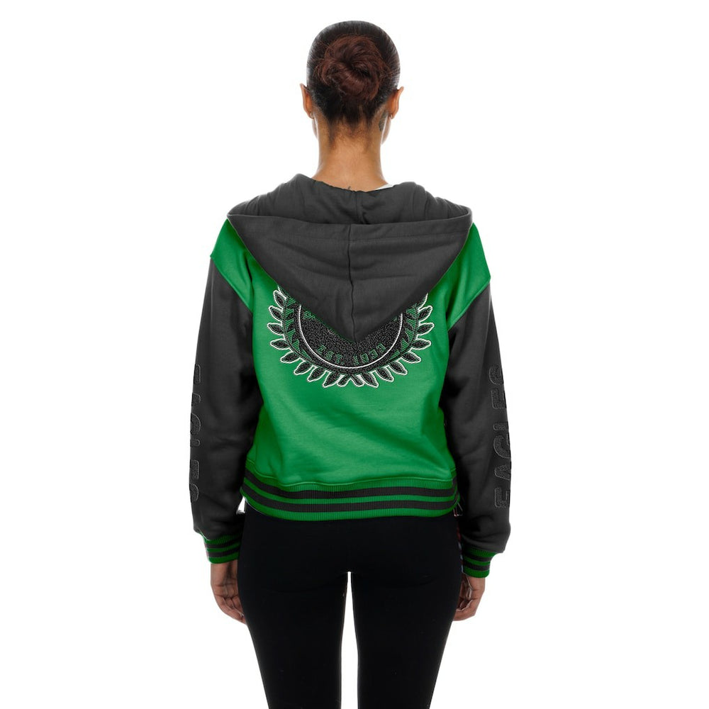 NFL Philadelphia Eagles Women's Throwback Full-Snap Hooded Jacket